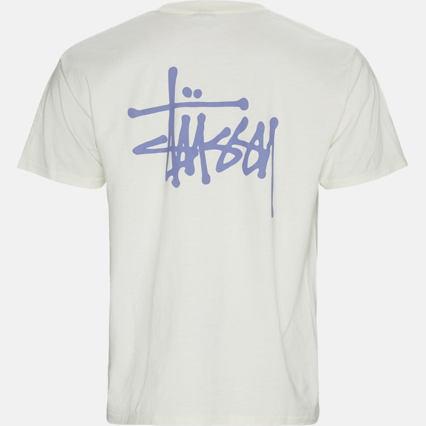 Stüssy T-shirts BASIC TEE 1904339 OFF WHITE